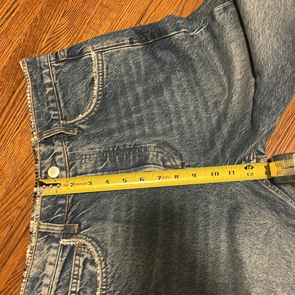 Reformation Stardust Colorado Crystal High Rise Straight Jeans 28 - Picture 13 of 14